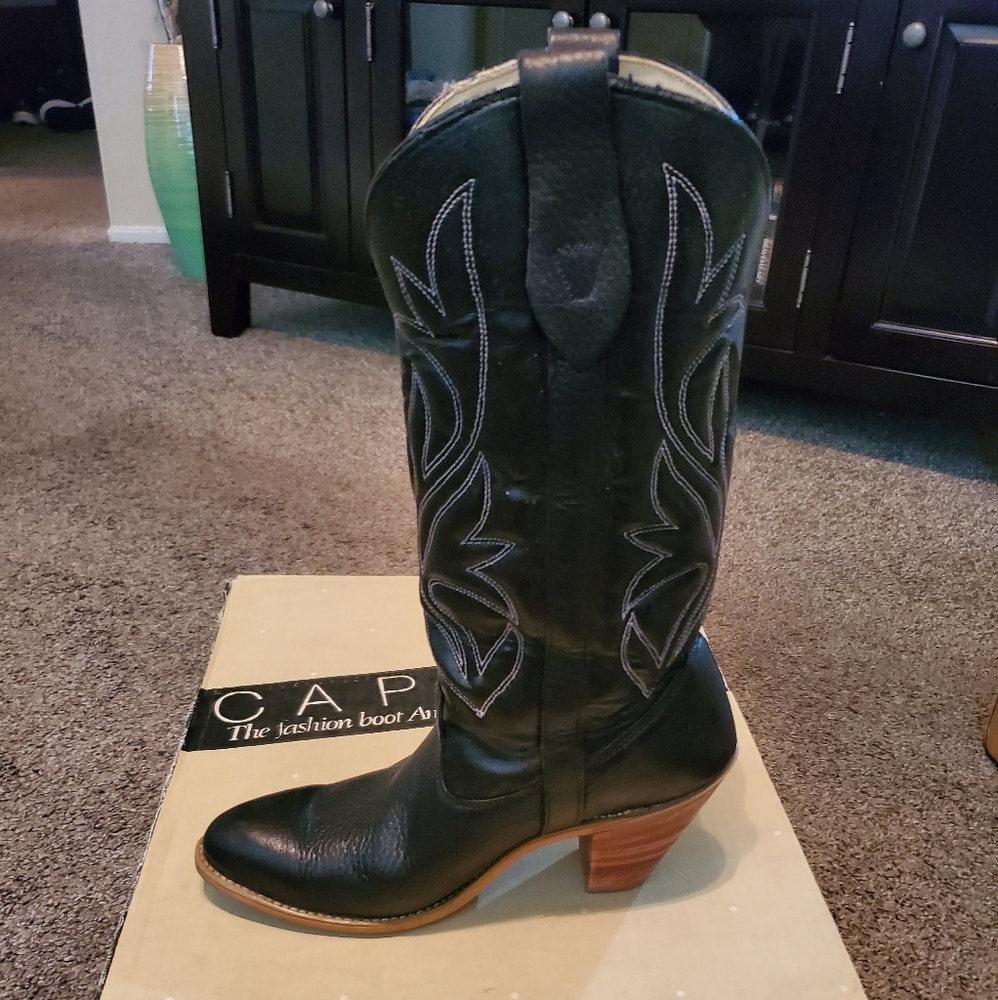 Black women's capezio cowboy boot